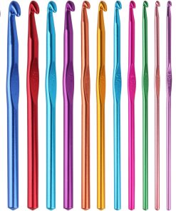 14PCS Aluminum Crochet Hooks Knitting Needles Craft Yarn 2.0mm/2.5mm/3.0mm/3.5mm/4.0mm/4.5mm/5.0mm/5.5mm/6.0mm/6.5mm/7.0mm/8.0mm/9.0mm/10.0mm